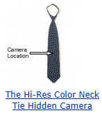 necktie camera